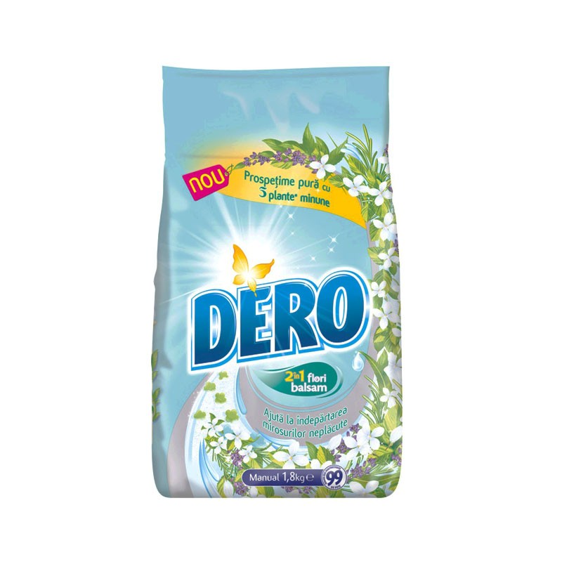 Dero Surf 2 in 1 detergent manual Prospetime Pura 1.8 kg