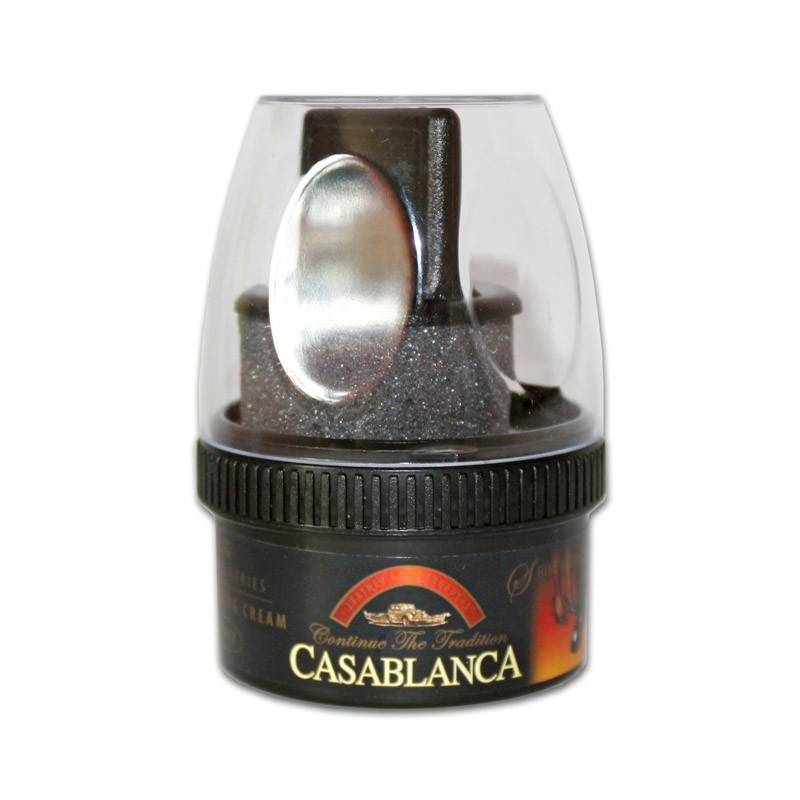 Crema solida pentru pantofi neagra Casablanca 75 ml
