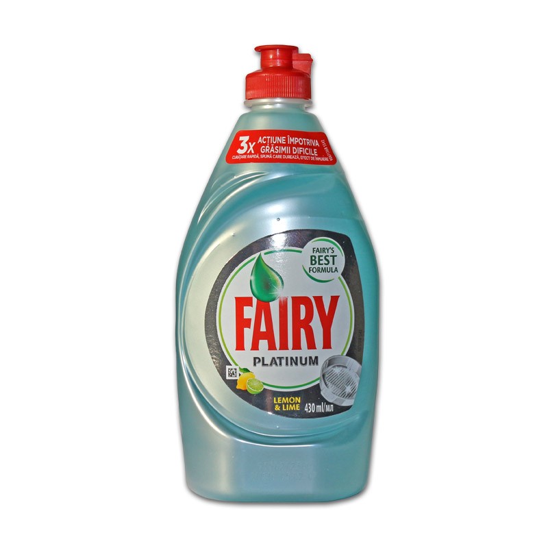 Detergent de vase Fairy Platinum Lemon 430 ml