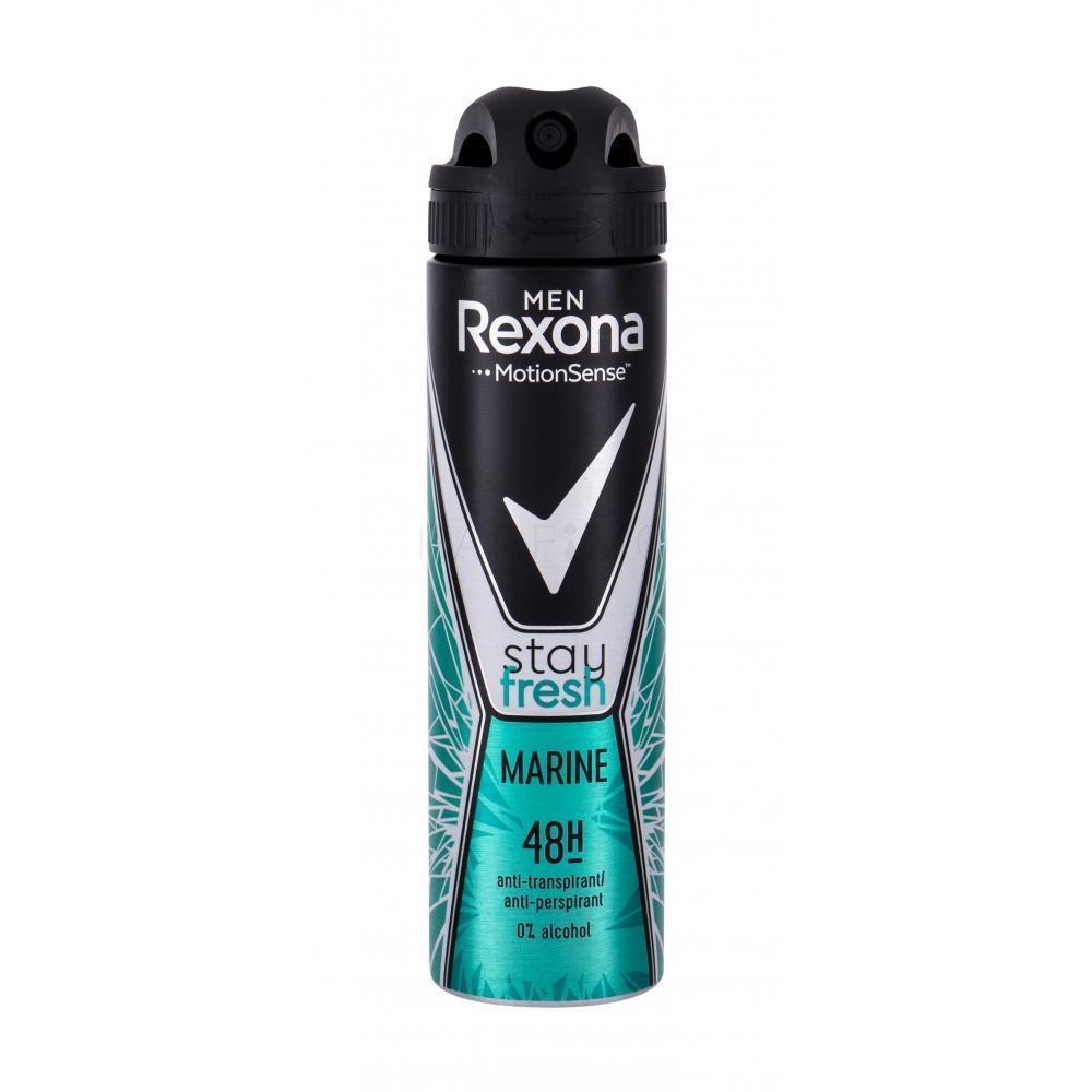 Deodorant antiperspirant spray pentru barbati Rexona Stay Fresh Marine 150ml